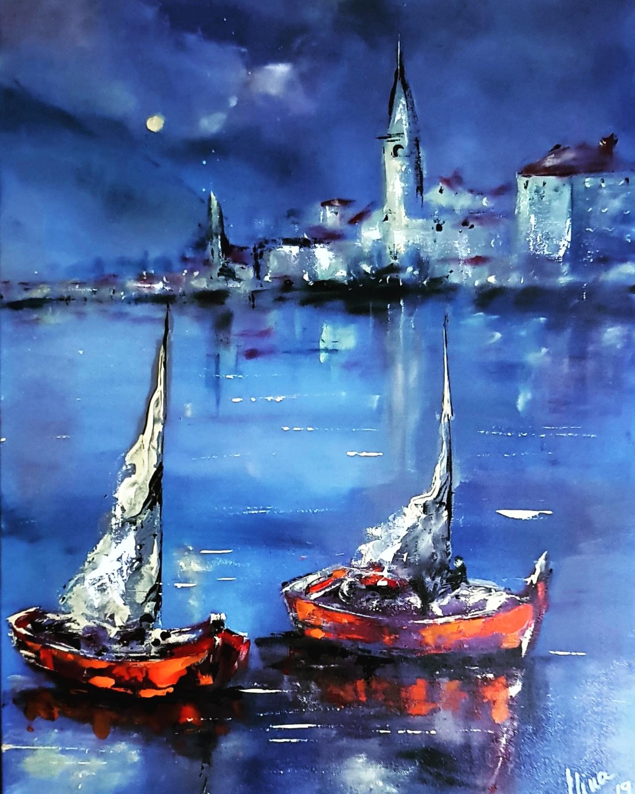 ArteDiAlina.com painting: so everybody sees that we are in love